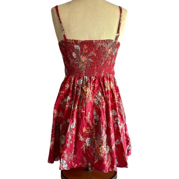 Womens Dress Size Small Sun Summer Flirty Beach Resort Girly Floral Garden Party - Picture 4 of 8